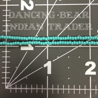 12/0 Seed Beads Opaque Dark Green - Bead & Powwow Supply