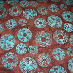 native american batik fabric