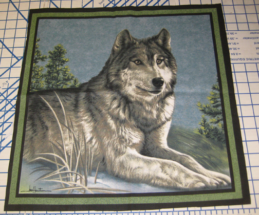 wolf fabric