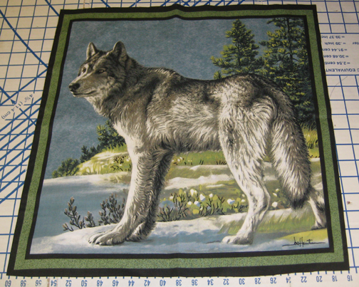 wolf fabric
